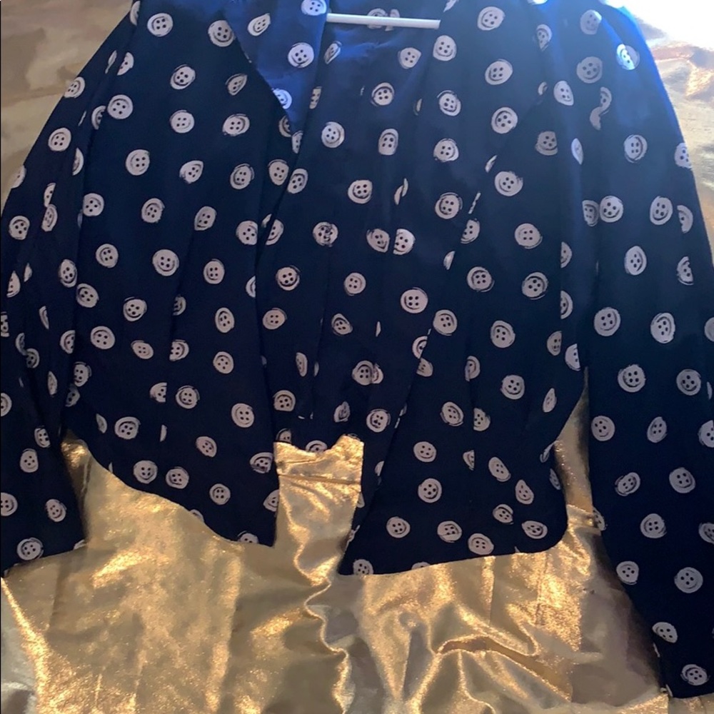 Small Navy Blue, Blazer Button Up(all intact)